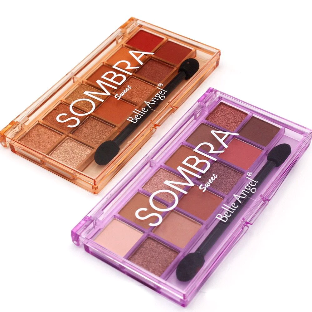 Sombra 12 Cores Sweet Belle Angel – Alta Pigmentação e Textura Aveludada