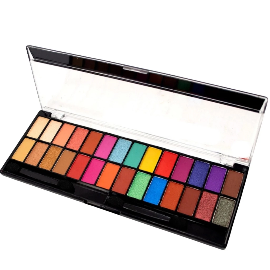 Paleta de Sombras Belle Angel 28 Cores Opacas – Alta Pigmentação e Longa Duração