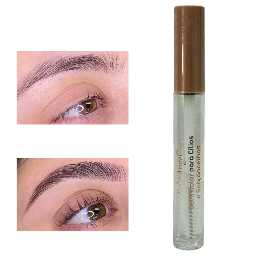 Gel Incolor para Cílios e Sobrancelhas Belle Angel – Fixação Forte e Longa Duração